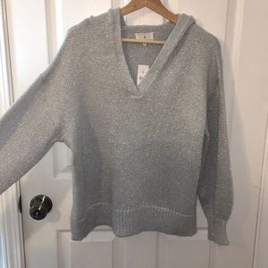 Lou & Grey Shimmer Hoodie Sweater